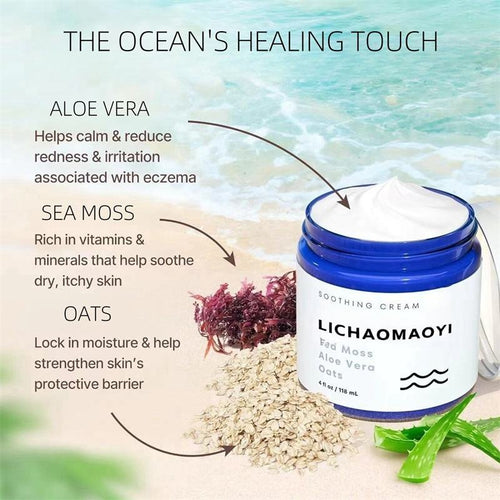 Factory Sea Moss Aloe Vera Oats Soothing Cream All Natural Eczema Relief For Dry Itchy Skin,Paraben Free & Cruelty Free - Buy  Product on Alibaba.com